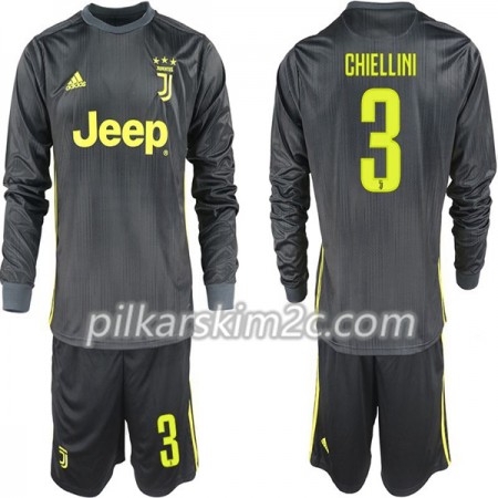 Koszulka Juventus Giorgio Chiellini 3 Dziecięca Trzeciej 2018-2019 - Koszulki Piłkarskie(L/S)